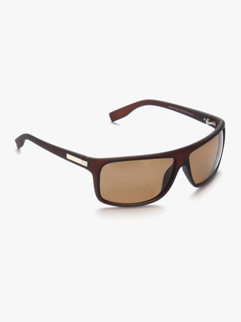 

Daniel Klein Men Rectangle Sunglasses, Brown
