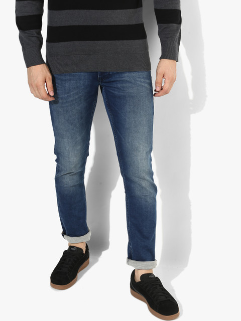 

Blue Washed Low Rise Slim Fit Jeans