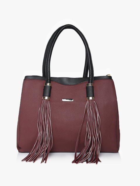 

Maroon PU Handbag