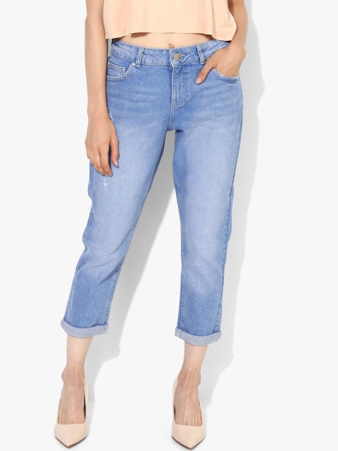 

Blue Washed Mid-Rise Skinny Fit Jeans