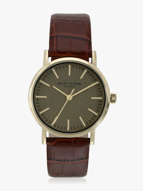 

Gold/Brown Analogue Watch