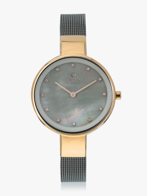 

Sky V173lxvjmj Brown/White Analog Watch, Grey