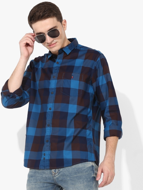 

Multi Checked Slim Fit Casual Shirt