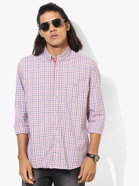 

Multicoloured Checked Regular Fit Casual Shirt, Multi