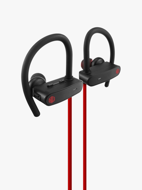

Red Nu Enrgy Wireless Earphones with Mic