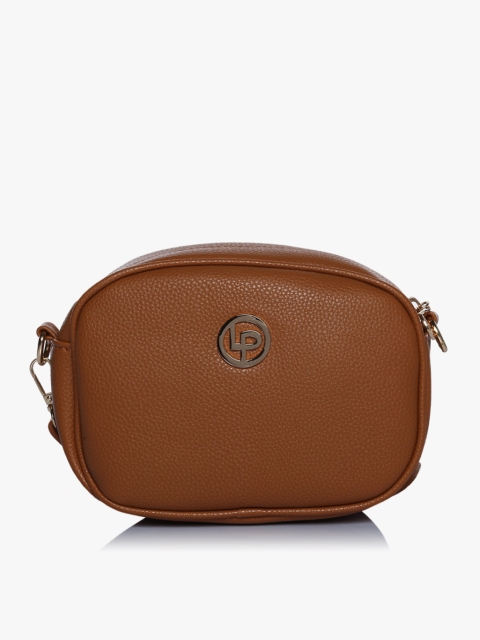 

Tan Polyurethane (Pu) Sling Bag