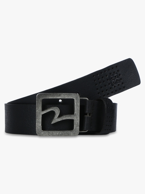 

SPYKAR Men Black Solid Belt