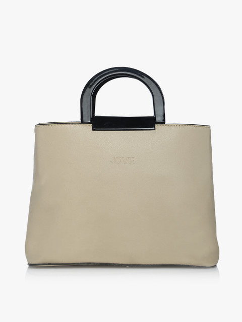 

Beige PU Handbag