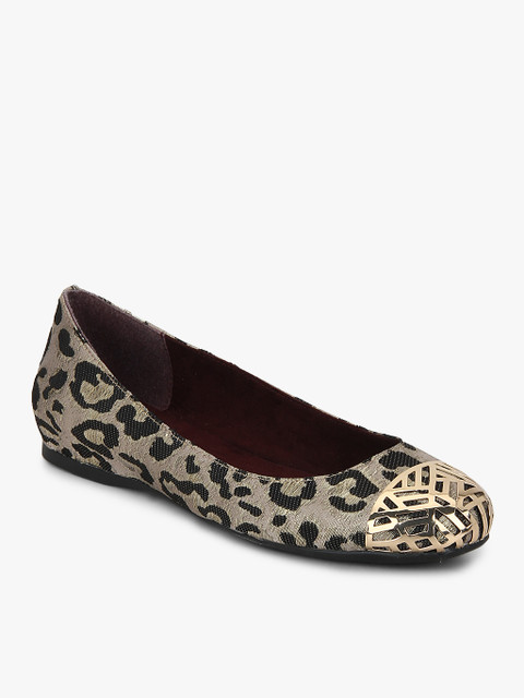

Beige Printed Ballerinas