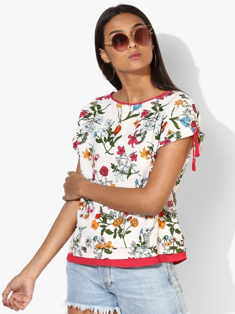 

Off White Printed Blouse