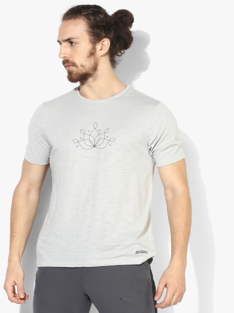 

Yoga Light Grey Round Neck T-Shirt