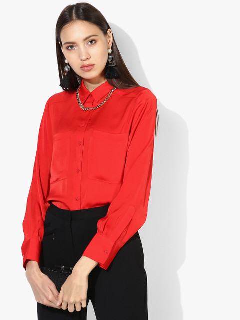 

Red Solid Shirt