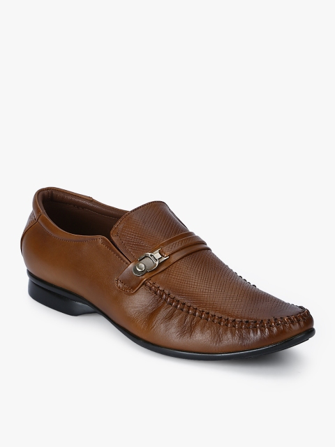 

Tan Slip-On Formal Shoes