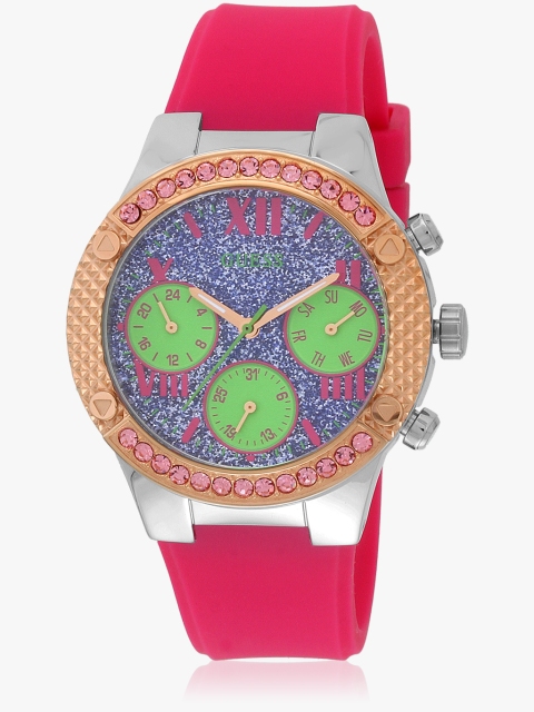 

W0773l3 Pink/Blue Analog Watch