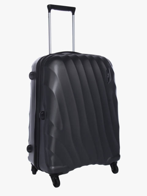 

67 Cm Milford Graphite Medium 4 Wheel Hard Luggage Strolley, Grey