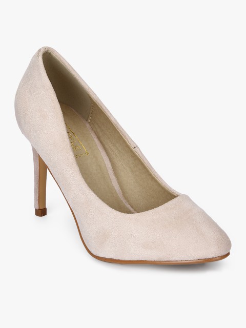 

Truffle Collection Women Beige Solid Pumps