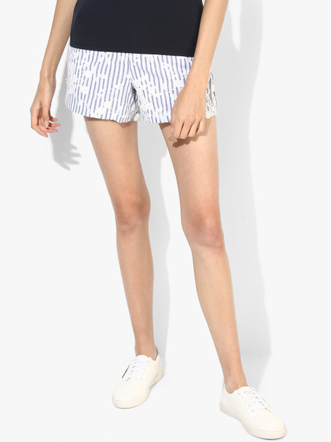 

Blue Striped Regular Fit Shorts