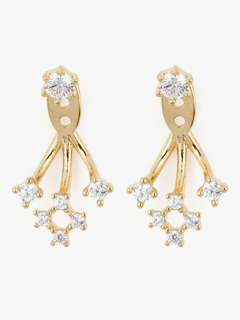 

White Brass Danglers And Drop