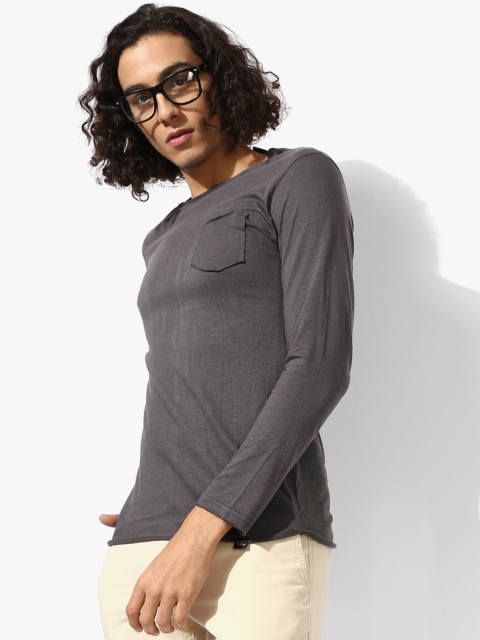 Charcoal Round Neck T-shirt