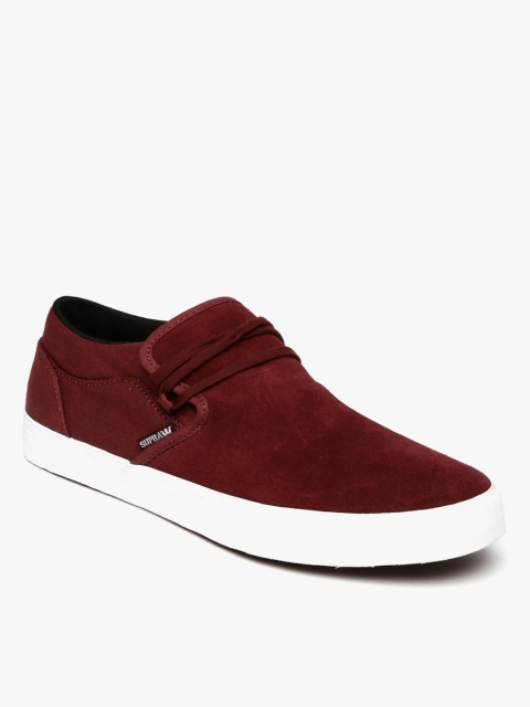 

Maroon Solid Sneakers