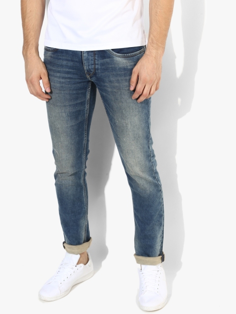 

Blue Washed Low Rise Slim Fit Jeans