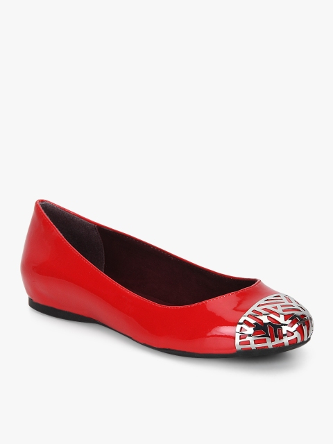 

Red Solid Ballerinas