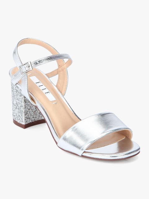 

Silver Sling Back Sandals