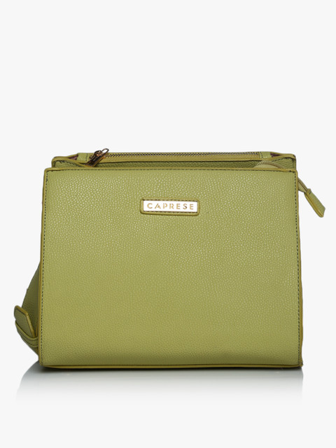 

Abbey Lime Small Satchel Bag, Lime green