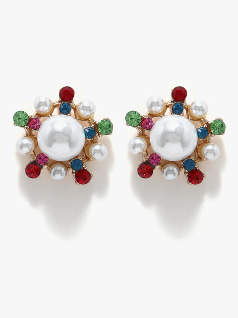 

Multicolor Florence Pearl Stud, Multi