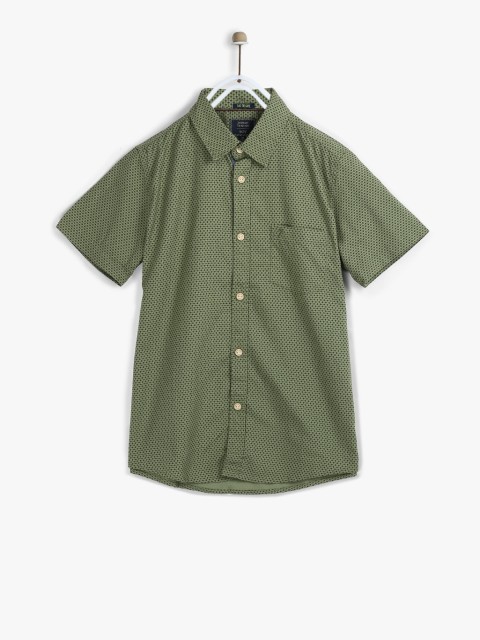 

Olive Regular Fit Casual Shirt