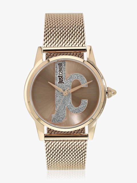 

Just Cavalli Women Golden Analogue Watch, Rose gold