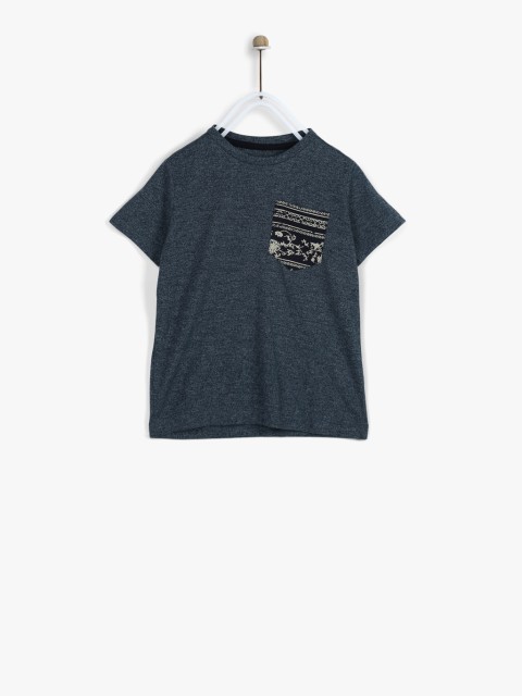 

Allen Solly Junior Boys Teal Blue Slim Fit Solid T-Shirt