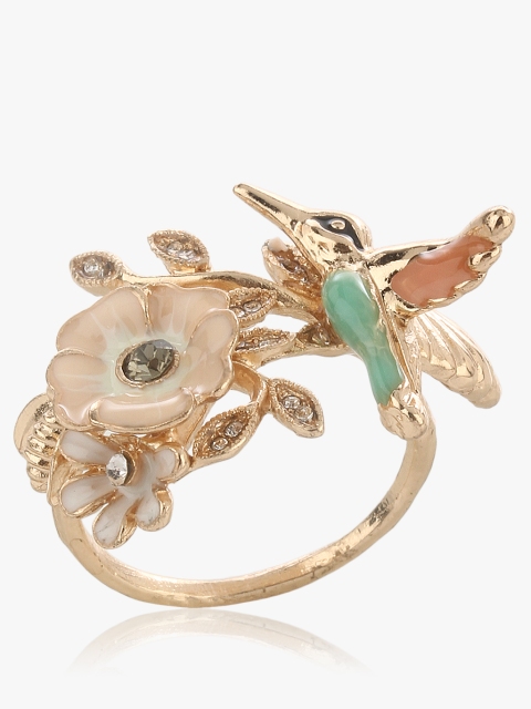 

Pastel-Multi Crystal Ring