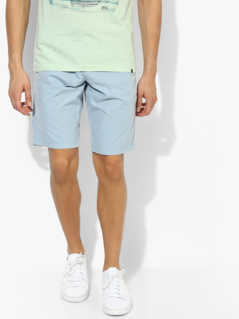 

Celio Men Blue Solid Regular Fit Regular Shorts