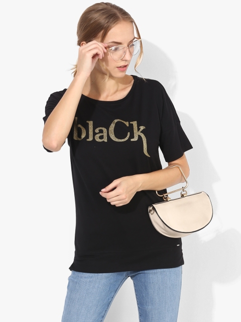 

Black Printed T-Shirt