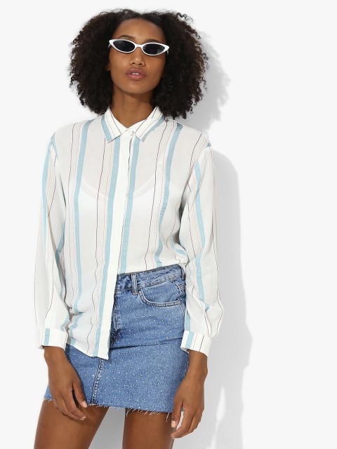 

Off White Striped Shirt