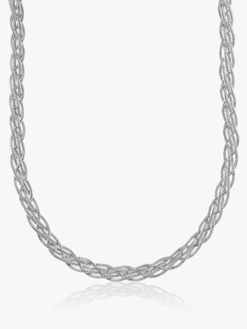 

Silver Round Necklace
