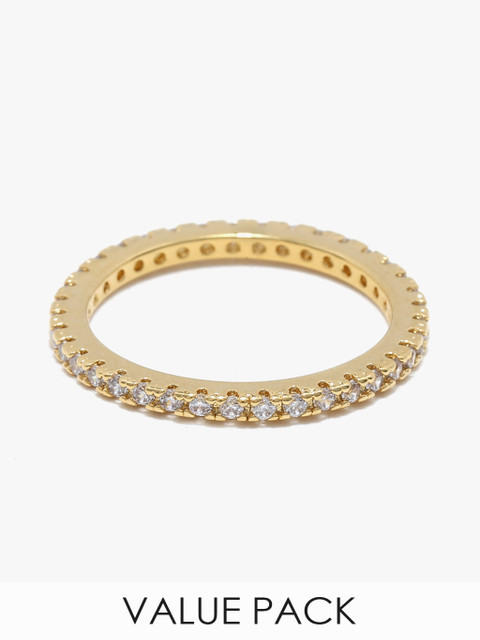 

Pack of 3 Multicoloured Stacking Rings Set, Multi