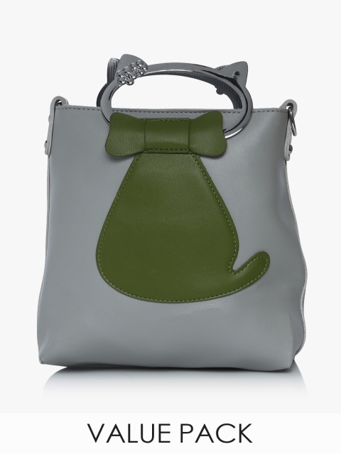 

Grey PU Handbag