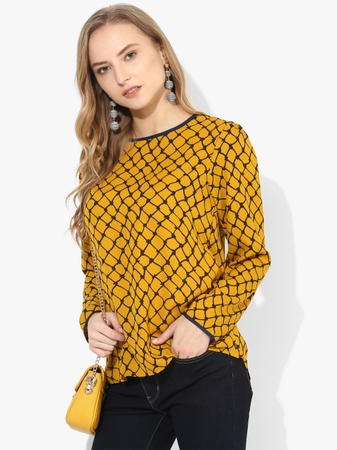 

Yellow Checked Blouse