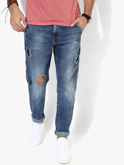 

Blue Washed Slim Fit Jeans