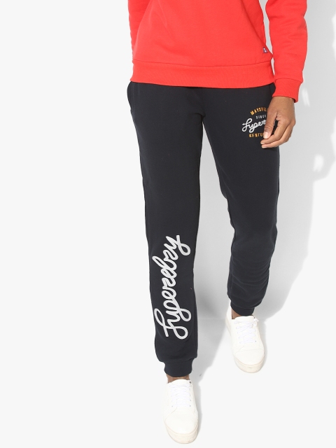 

Navy Blue Solid Regular Fit Joggers