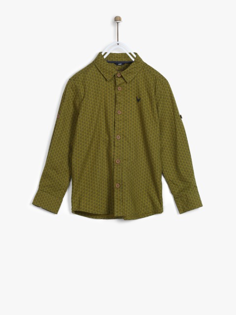 

Olive Slim Fit Casual Shirt