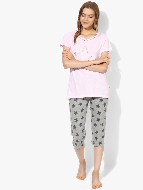 

Pink Printed Nightdress