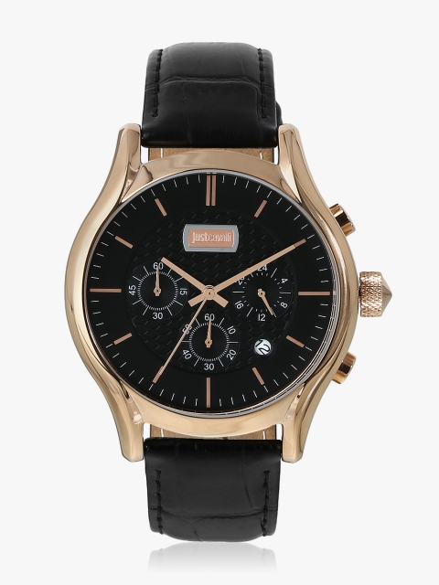 Black/Black Chronograph Watch
