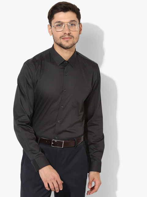 

Green Printed Slim Fit Casual Shirt