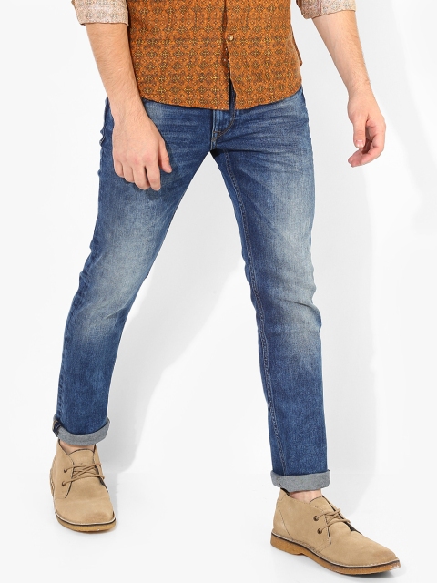 

Blue Washed Low Rise Slim Fit Jeans