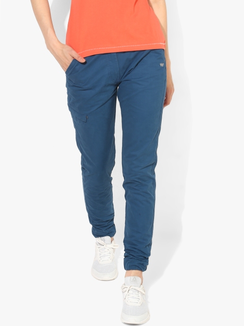 

Blue Solid Joggers