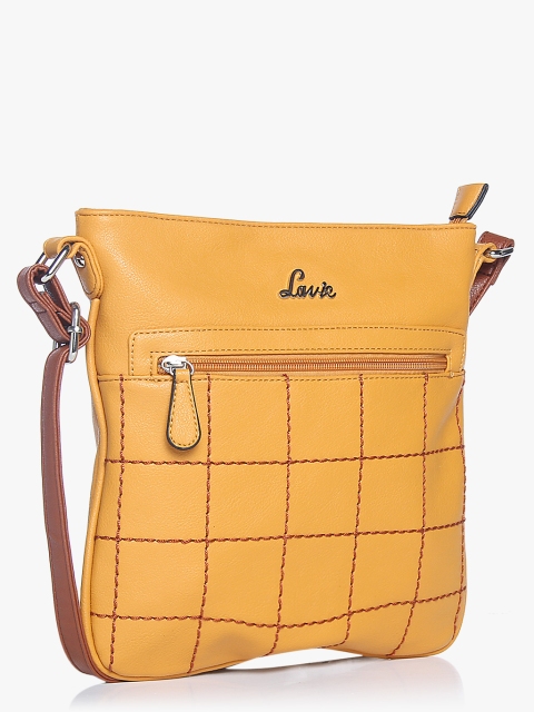 

Luba Medium Ocher Messenger Bag, Yellow
