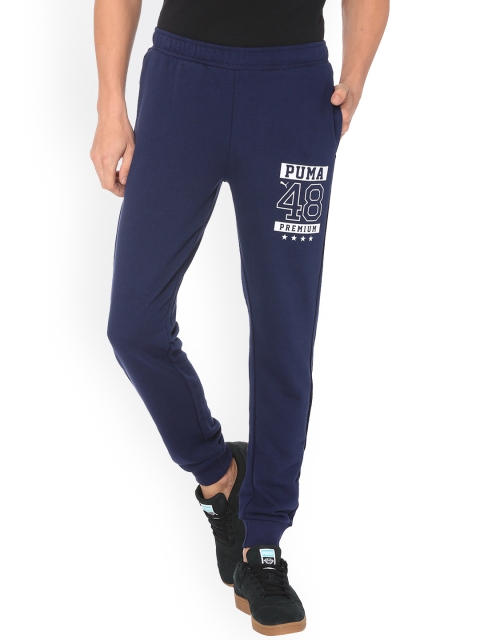 Puma Men Blue Mns Graphic Pants TR cl VIII Joggers